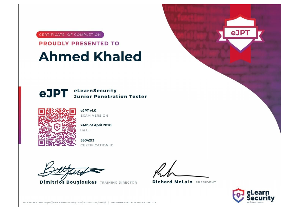 eJPT - Junior Penetration Tester